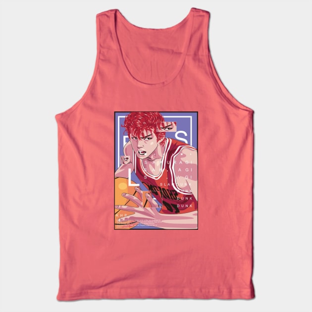 Hanamichi Sakuragi Tank Top by Kukuh_handal